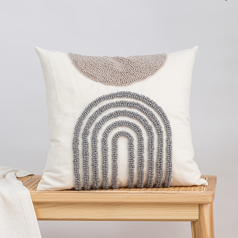 Sorvella Sierkussenhoes – Halfrond Geometrisch Design