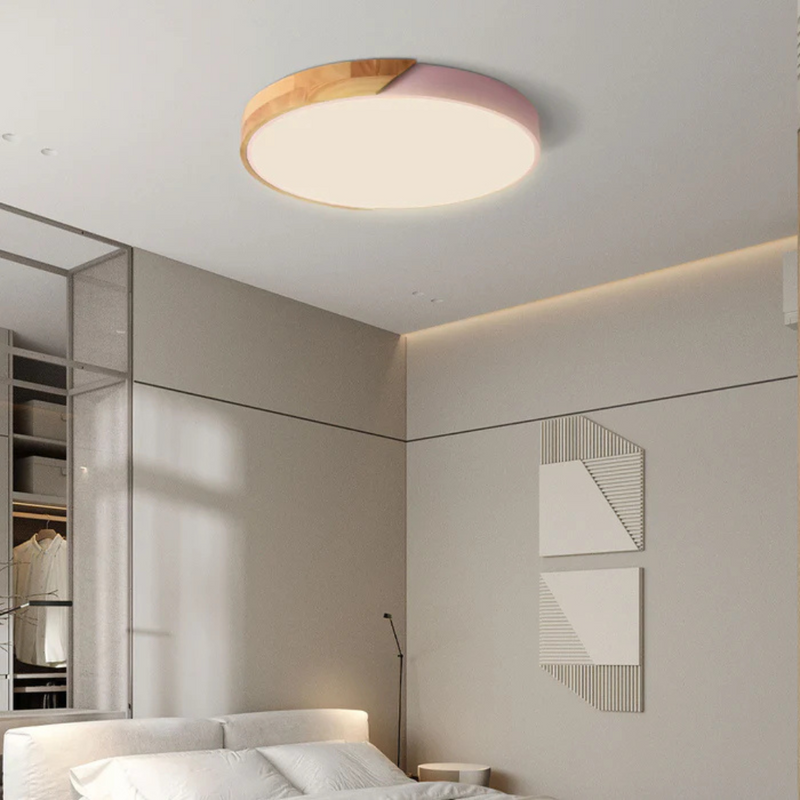 Nolvessa Plafondlamp – Scandinavisch Houtdesign
