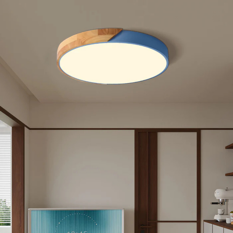 Nolvessa Plafondlamp – Scandinavisch Houtdesign