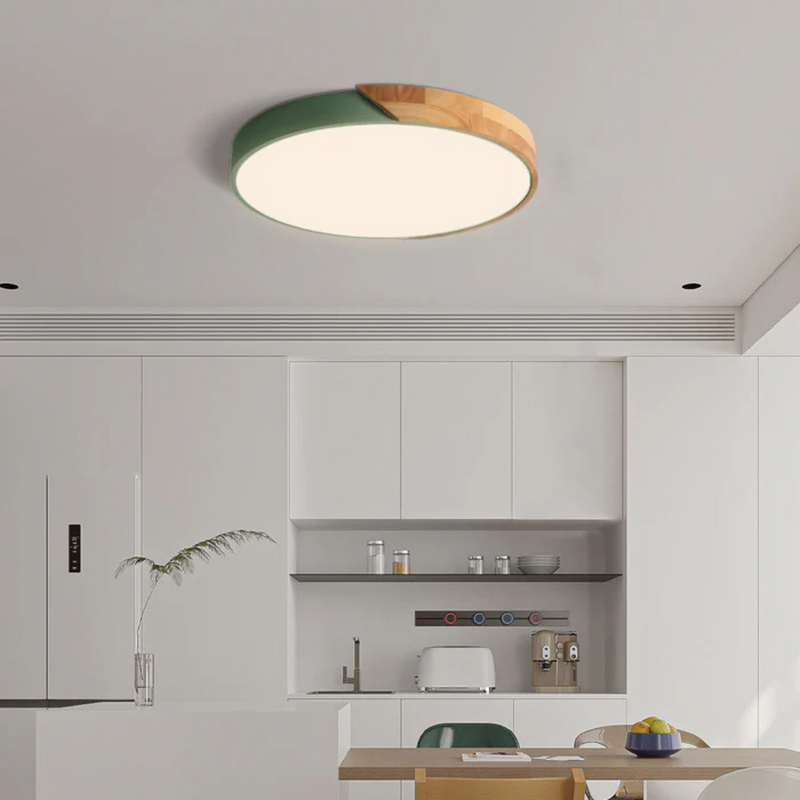Nolvessa Plafondlamp – Scandinavisch Houtdesign