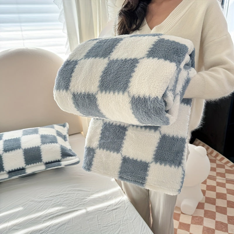 Novira Plaid – Zachte Flanellen Structuur met Geruit Design