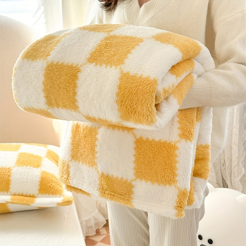 Novira Plaid – Zachte Flanellen Structuur met Geruit Design
