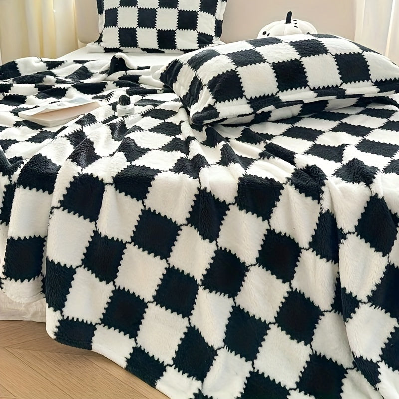 Novira Plaid – Zachte Flanellen Structuur met Geruit Design