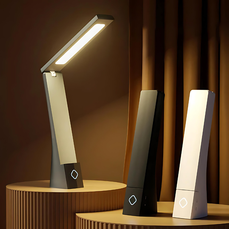 Opvouwbare Tafellamp met Touchbediening en Modern Minimalistisch Design