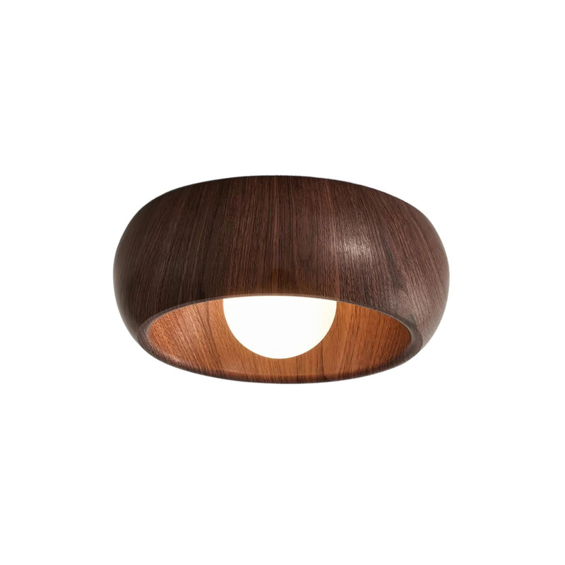 Elvienne Plafondlamp – Minimalistisch Houtdesign met LED Verlichting
