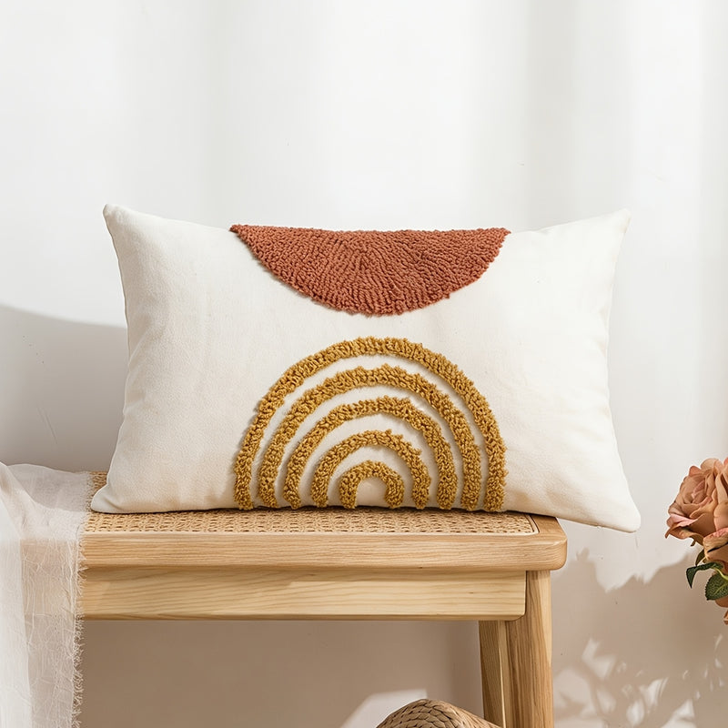 Sorvella Sierkussenhoes – Halfrond Geometrisch Design