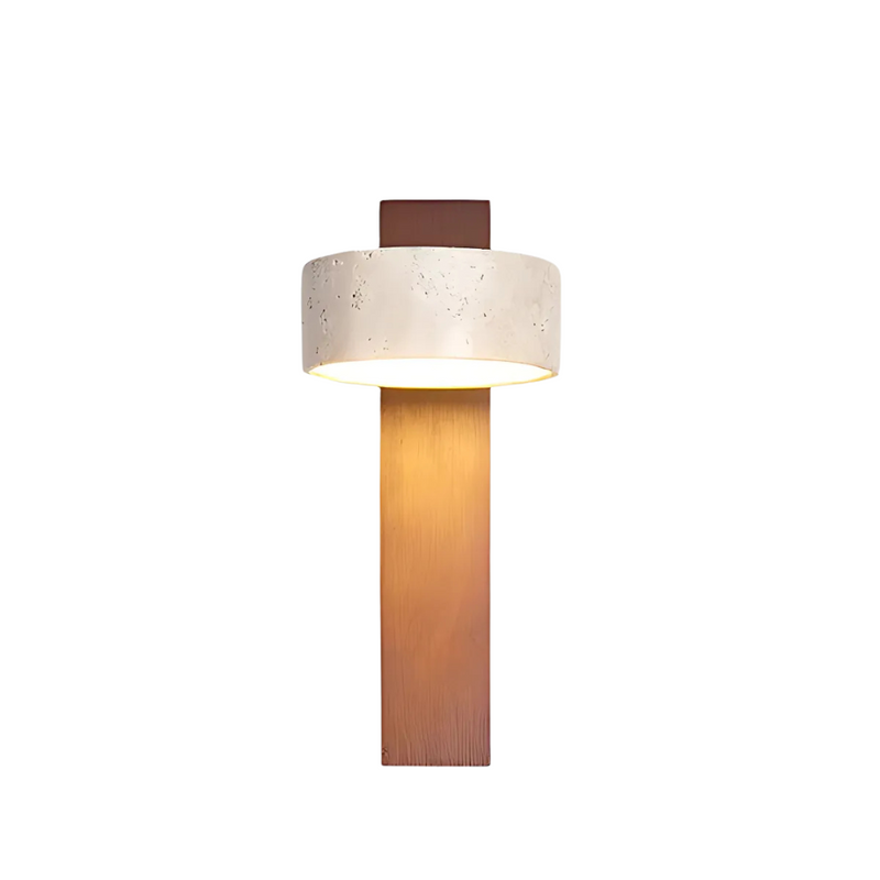 Fortiz Wandlamp – Travertijn Design met Warme LED Verlichting