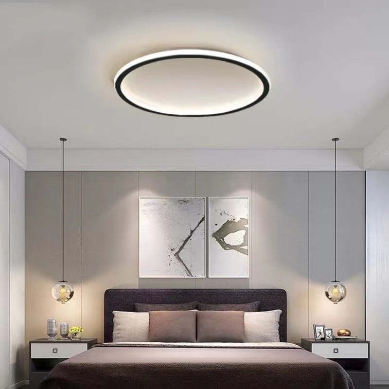 Velunara Plafondlamp – Ronde Acryl LED met Dimbare Verlichting