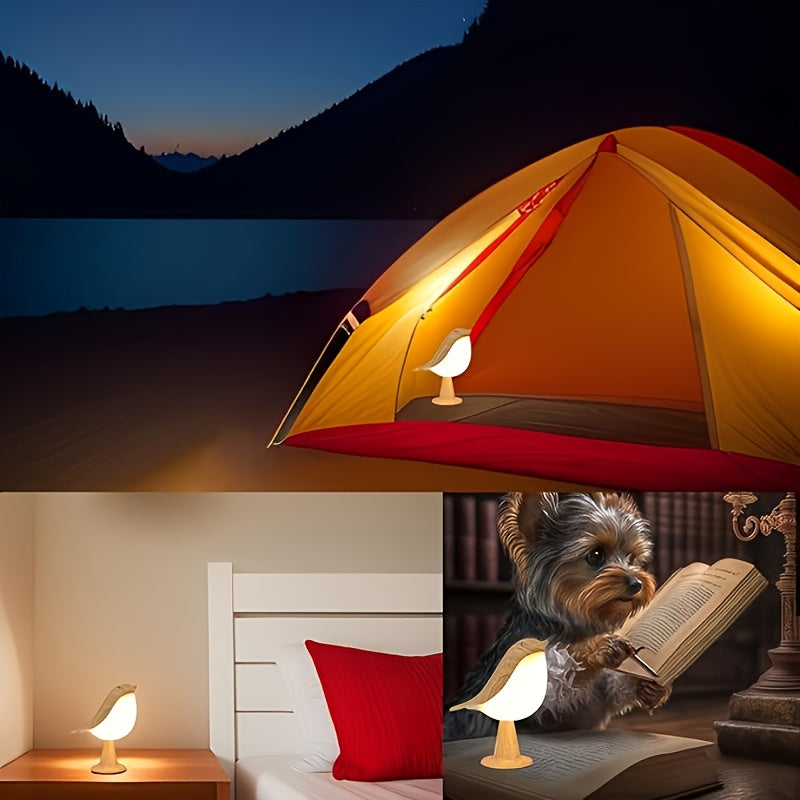 Avyrona Vogel Tafellamp – Draadloze LED met Touchbediening