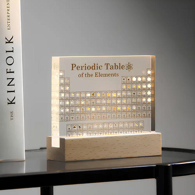 Chemivaro Elementendisplay – Acrylglas met Lasergravure