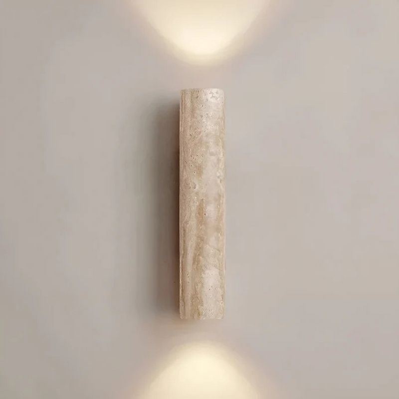 Orvessa Wandlamp – Travertijn Wabi Sabi Design