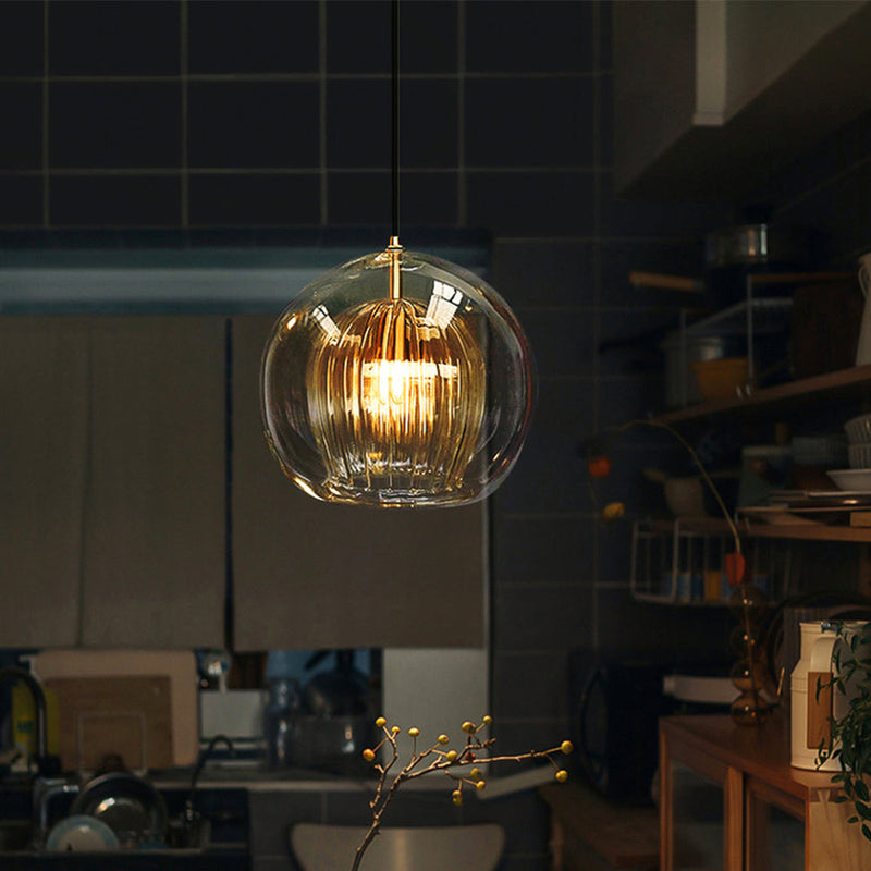 Elvaris Hanglamp – Glazen Globe Design met LED