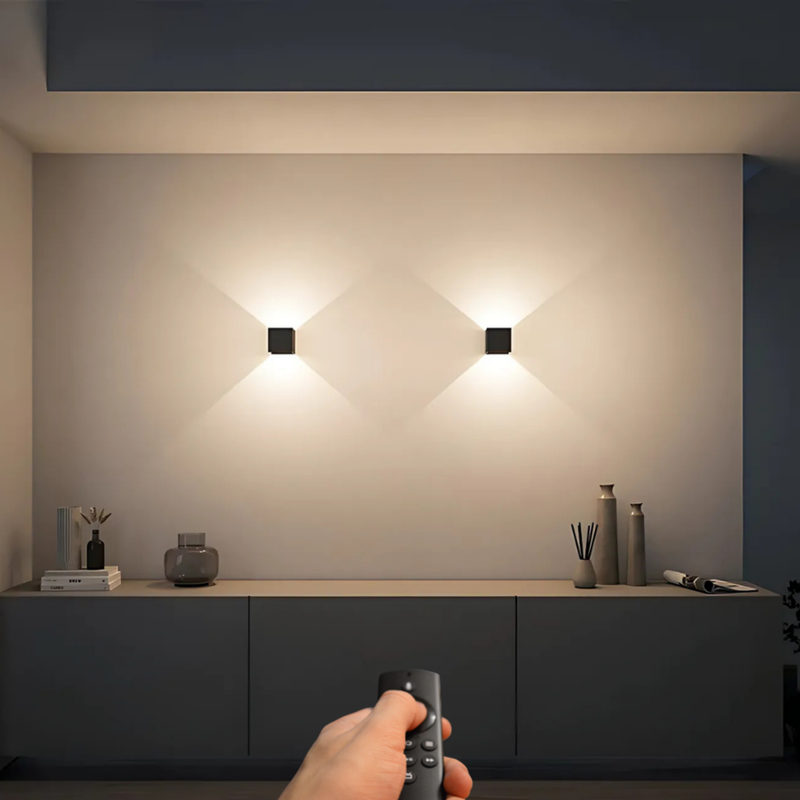 Lunavera Wandlamp – Draadloze LED Verlichting met Afstandsbediening