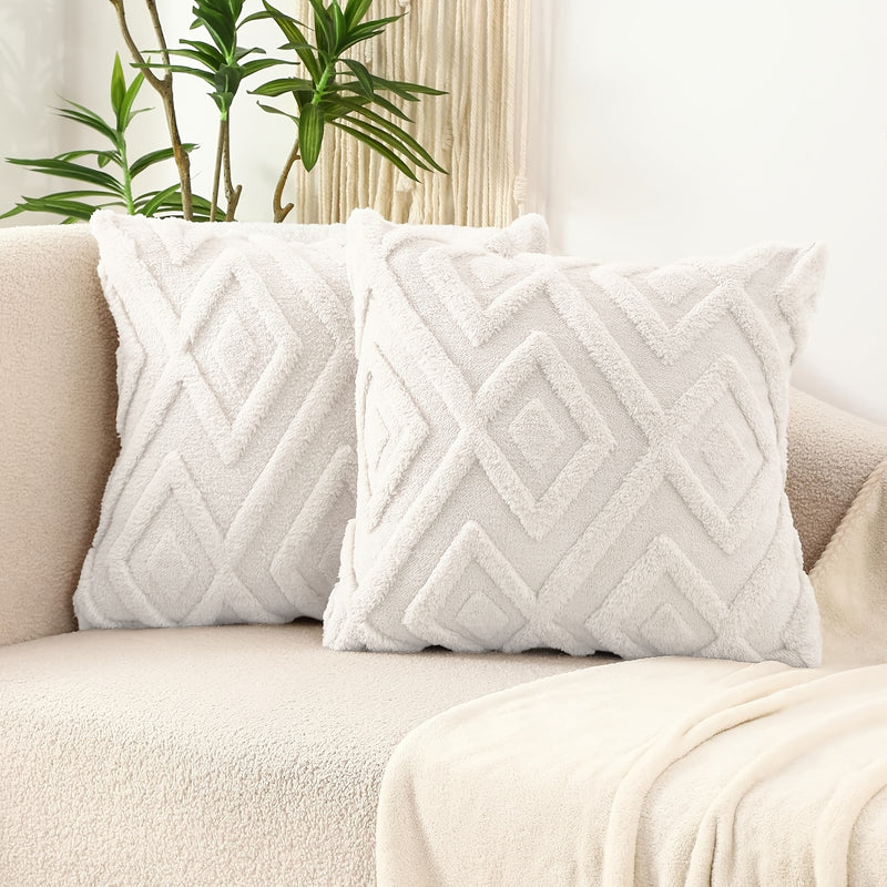 Averelle Sierkussenhoezen – Boho Jacquard met Geometrisch Patroon