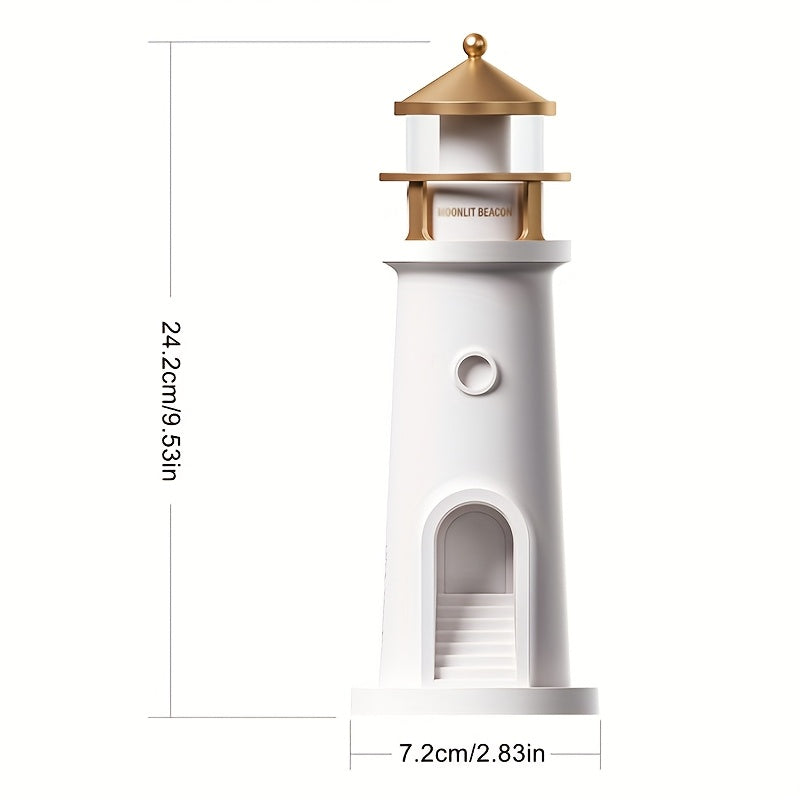 Decoratieve Vuurtoren Tafellamp met Instelbaar Licht voor Interieur