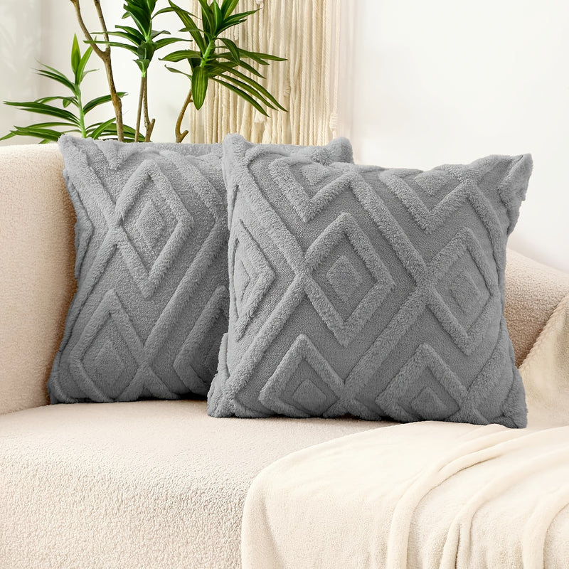 Averelle Sierkussenhoezen – Boho Jacquard met Geometrisch Patroon
