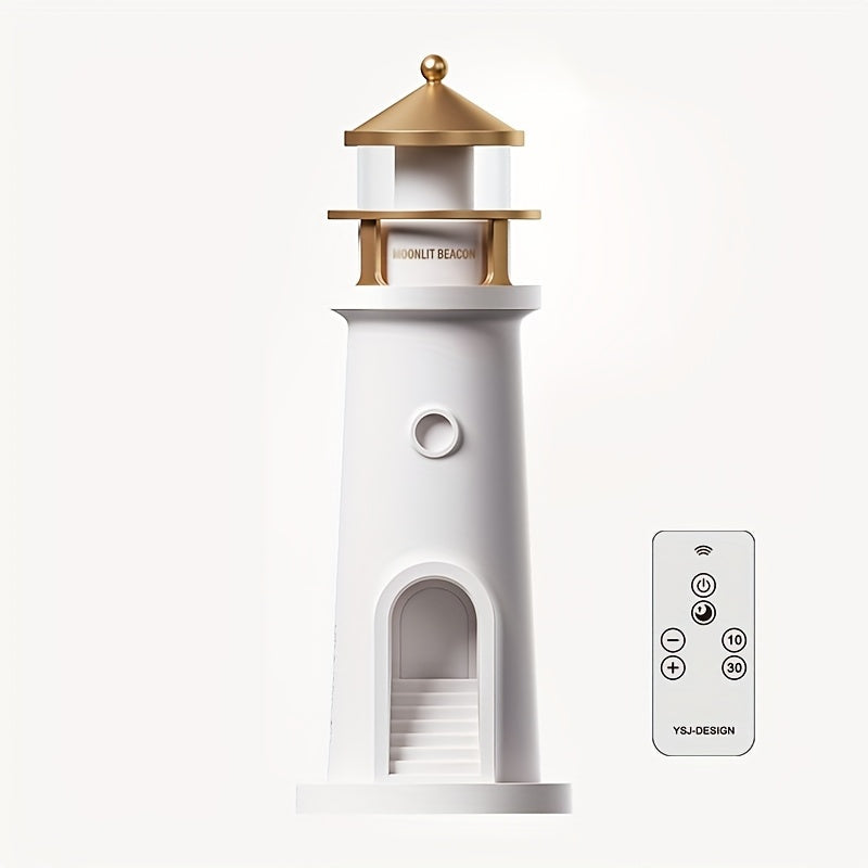 Decoratieve Vuurtoren Tafellamp met Instelbaar Licht voor Interieur