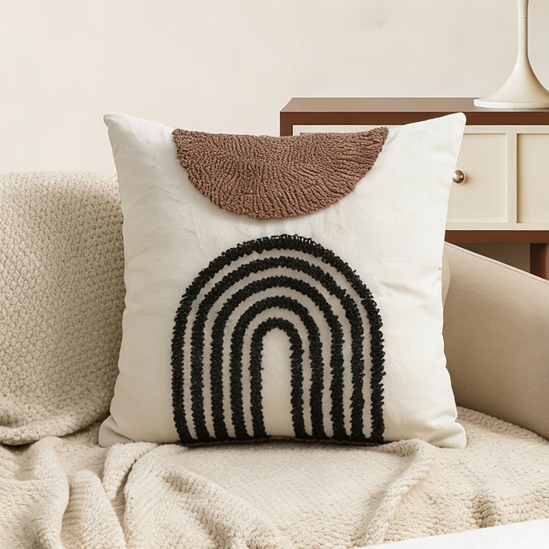 Sorvella Sierkussenhoes – Halfrond Geometrisch Design