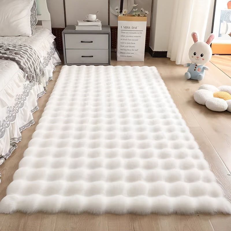 Velmira Antislip Vloerkleed – Extra Pluizig Bubble Design