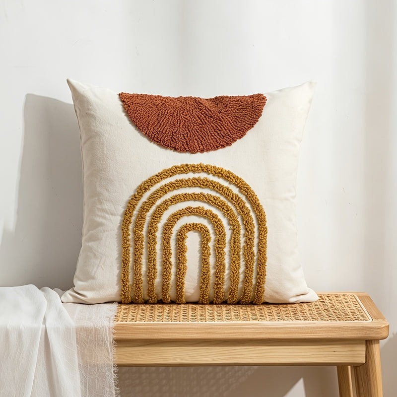 Sorvella Sierkussenhoes – Halfrond Geometrisch Design