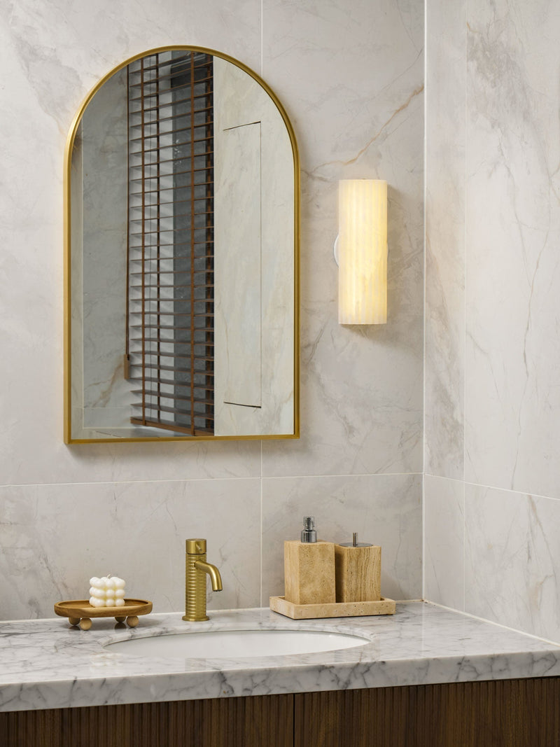 Alveris Wandlamp – Alabaster met Geïntegreerde LED-Verlichting