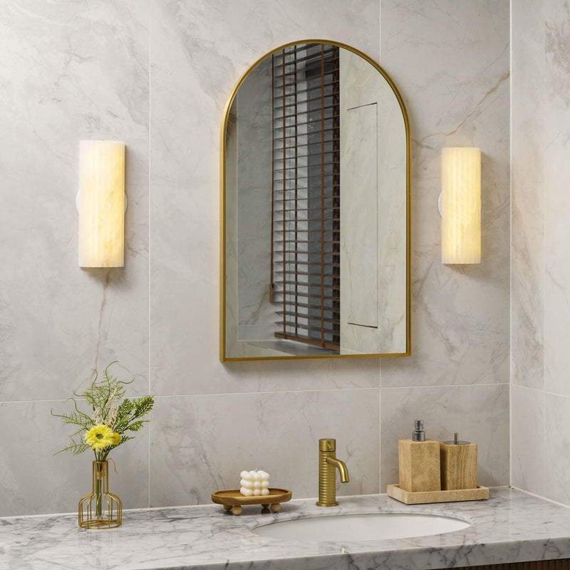 Alveris Wandlamp – Alabaster met Geïntegreerde LED-Verlichting