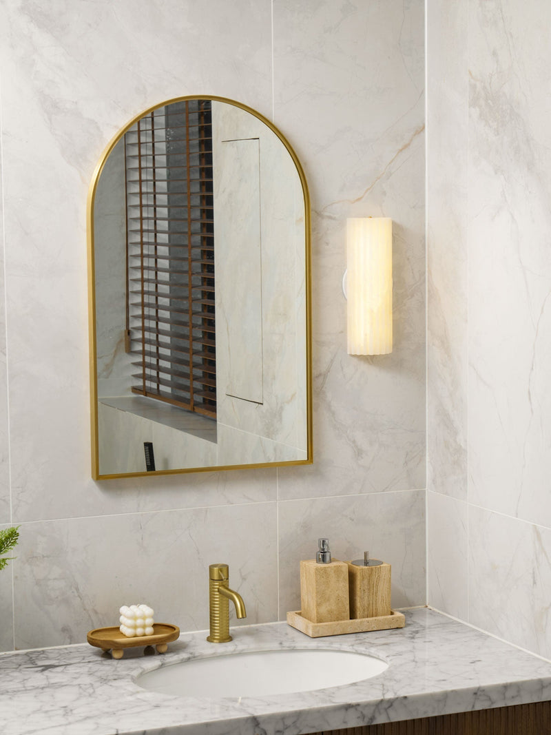Alveris Wandlamp – Alabaster met Geïntegreerde LED-Verlichting