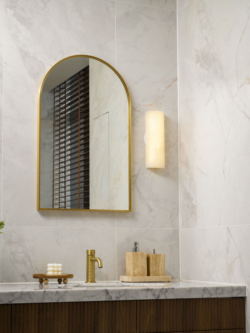 Alveris Wandlamp – Alabaster met Geïntegreerde LED-Verlichting