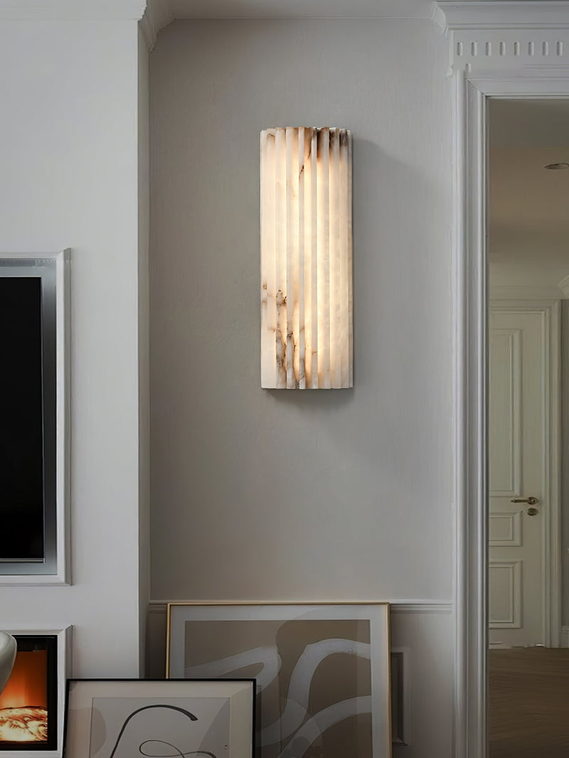 Alveris Wandlamp – Alabaster met Geïntegreerde LED-Verlichting