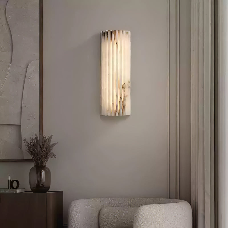 Alveris Wandlamp – Alabaster met Geïntegreerde LED-Verlichting