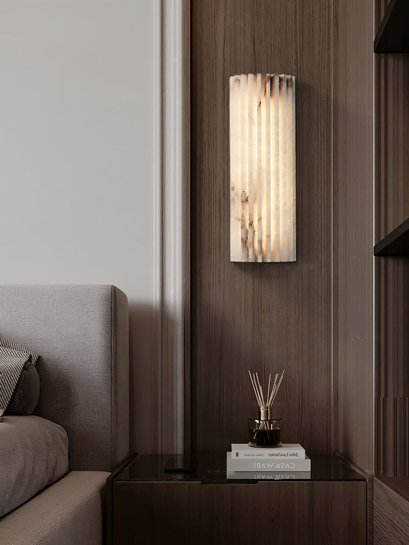Alveris Wandlamp – Alabaster met Geïntegreerde LED-Verlichting
