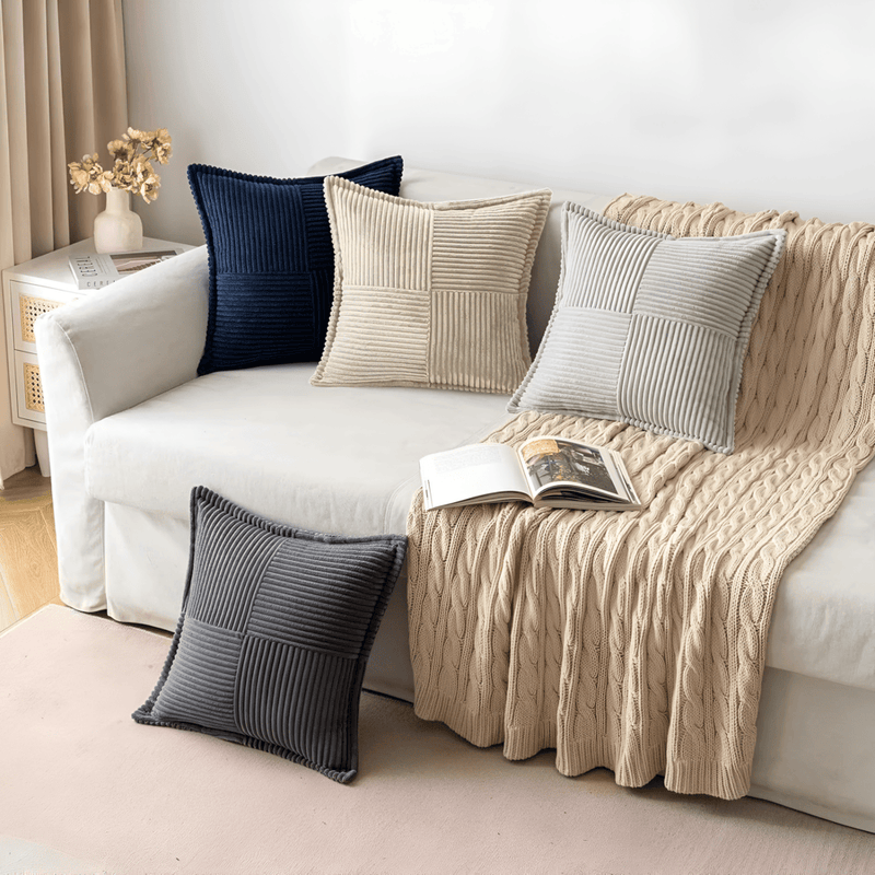 Ovenia Kussenhoes – Vlekbestendig Effen Design
