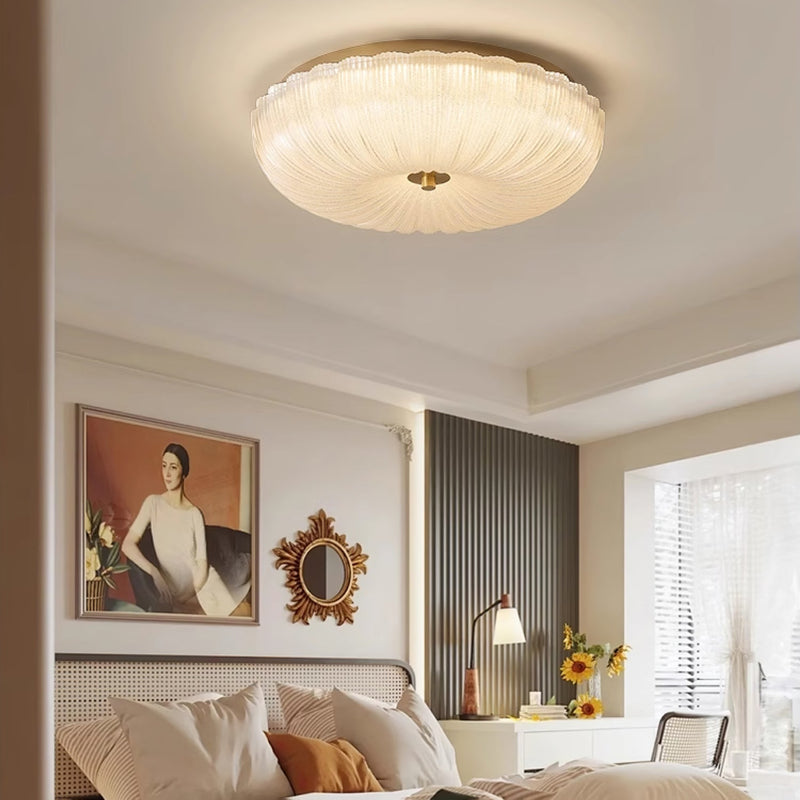 Viresta Plafondlamp – Ripple Glas met Geïntegreerde LED