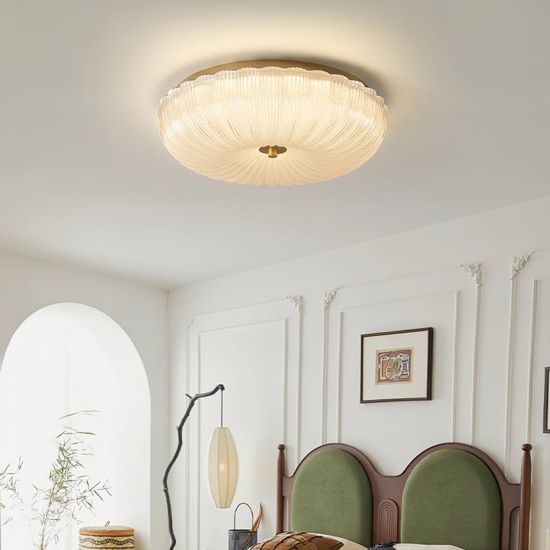 Viresta Plafondlamp – Ripple Glas met Geïntegreerde LED