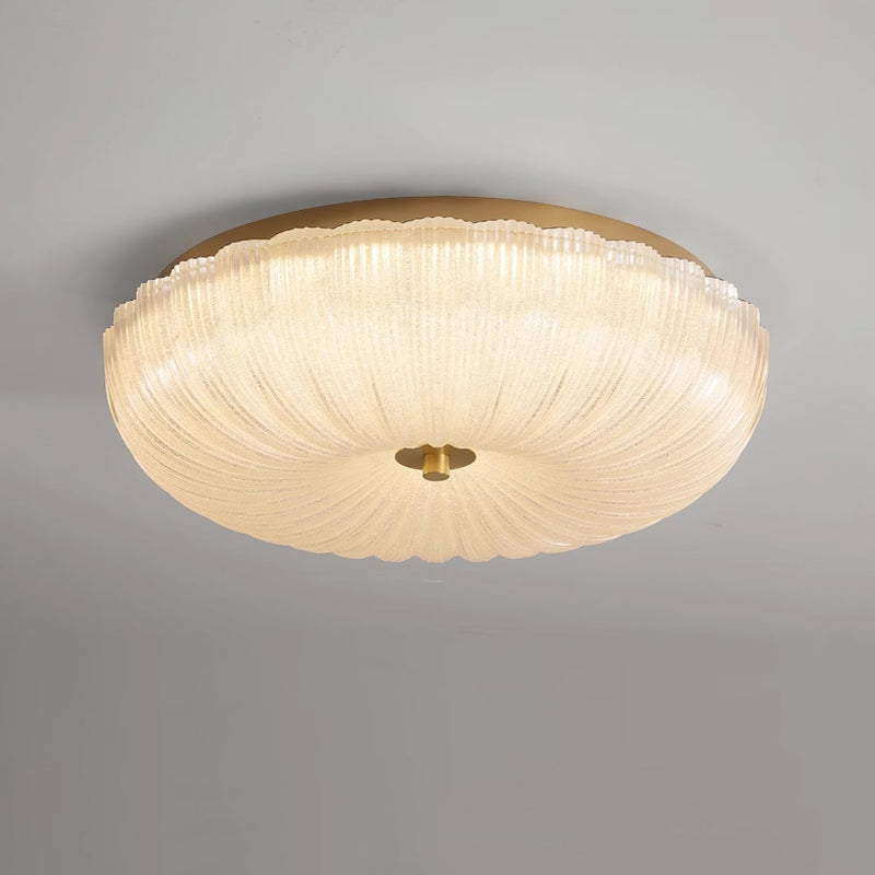 Viresta Plafondlamp – Ripple Glas met Geïntegreerde LED