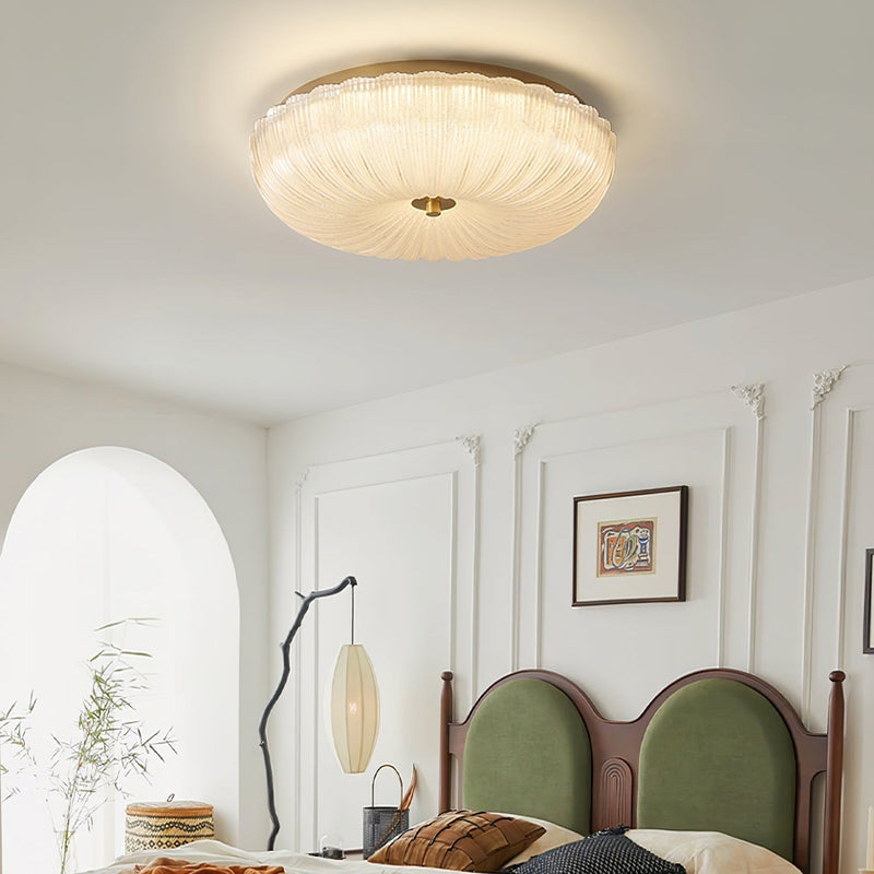 Viresta Plafondlamp – Ripple Glas met Geïntegreerde LED