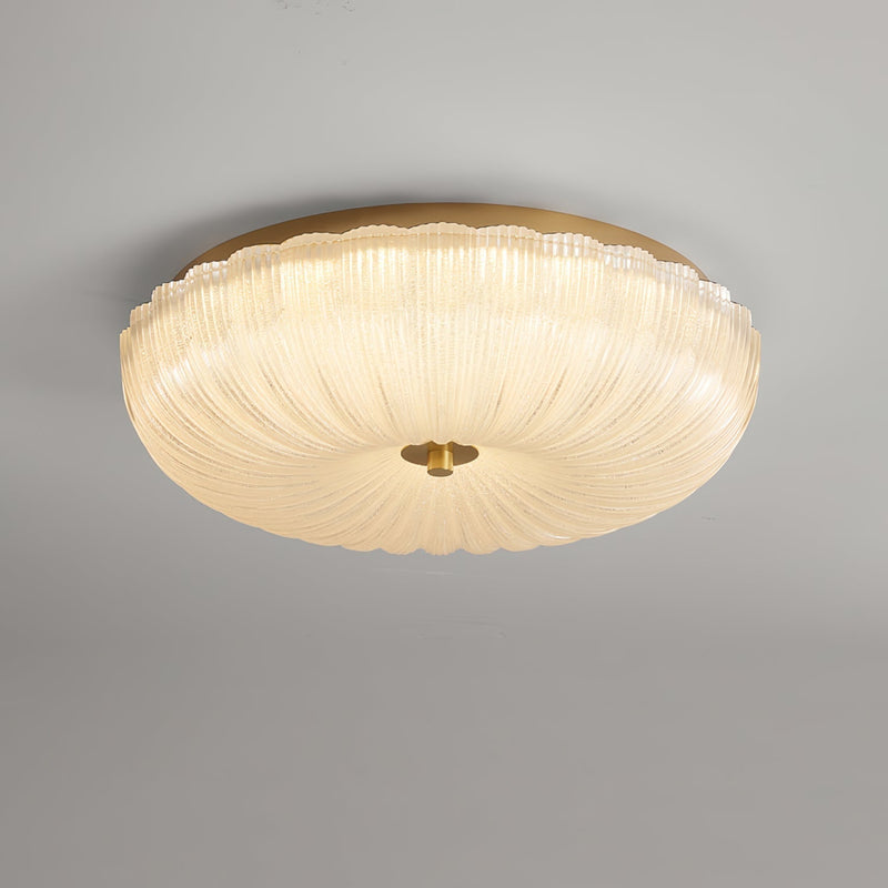 Viresta Plafondlamp – Ripple Glas met Geïntegreerde LED