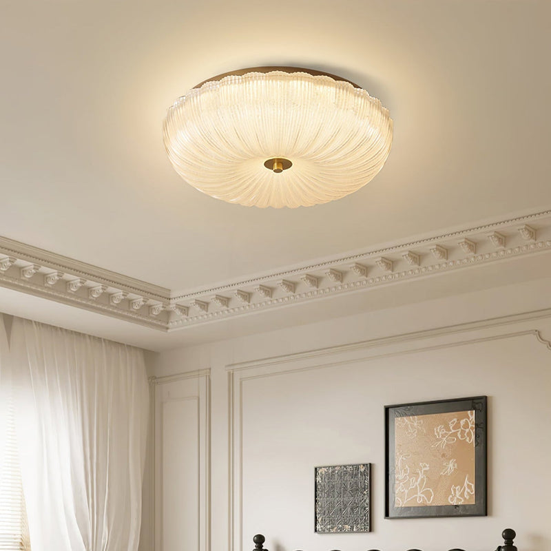 Viresta Plafondlamp – Ripple Glas met Geïntegreerde LED