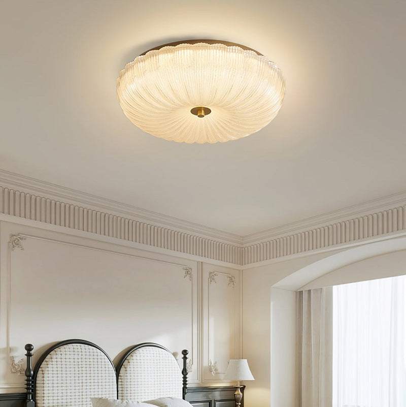 Viresta Plafondlamp – Ripple Glas met Geïntegreerde LED