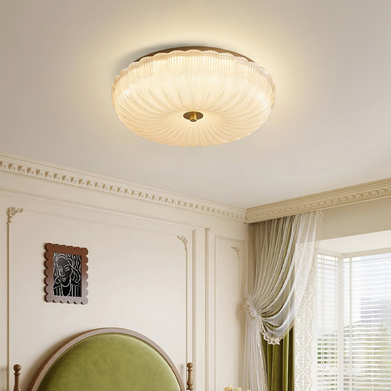 Viresta Plafondlamp – Ripple Glas met Geïntegreerde LED