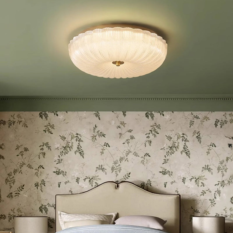 Viresta Plafondlamp – Ripple Glas met Geïntegreerde LED