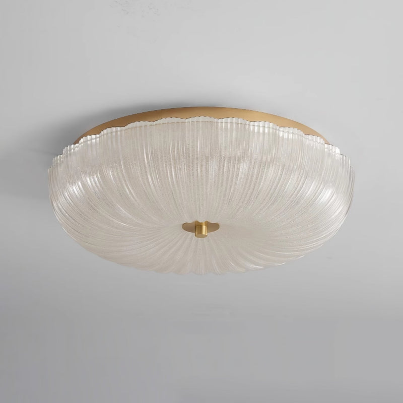 Viresta Plafondlamp – Ripple Glas met Geïntegreerde LED
