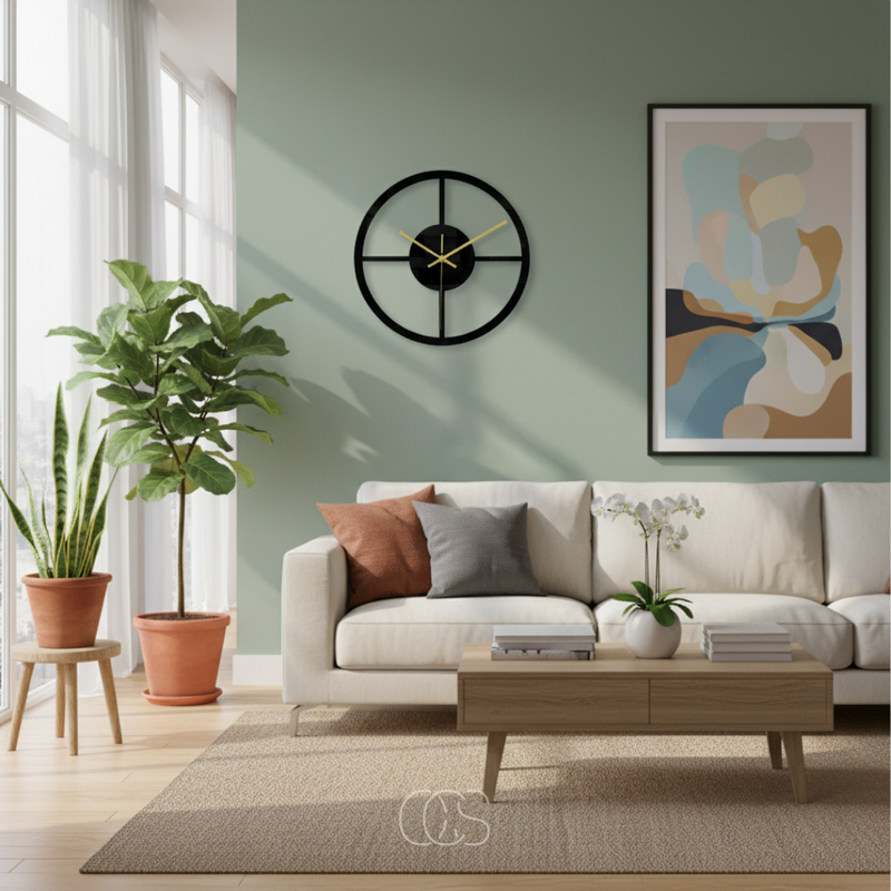 OCS - Anniviers Stille Wandklok