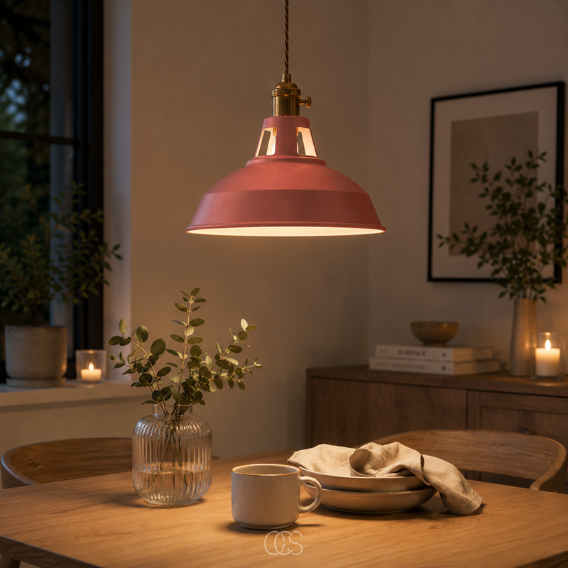OCS -  Industriële Koepel Hanglamp - Kleurrijke LED Designlamp van Metaal