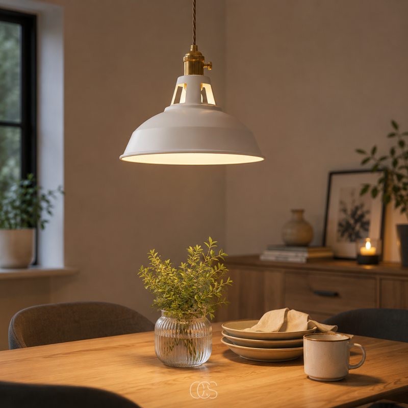 OCS -  Industriële Koepel Hanglamp - Kleurrijke LED Designlamp van Metaal