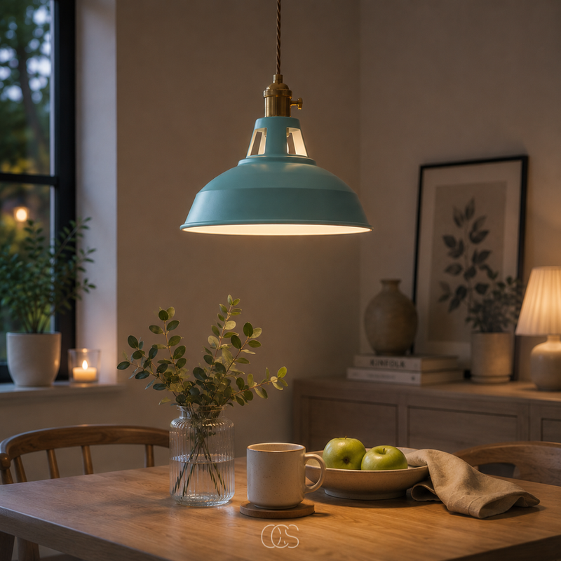 OCS -  Industriële Koepel Hanglamp - Kleurrijke LED Designlamp van Metaal