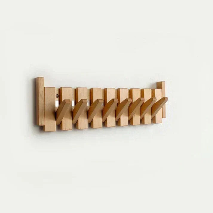 Arvesso Wandgarderobe – Houten Design met Piano-geïnspireerde Haken