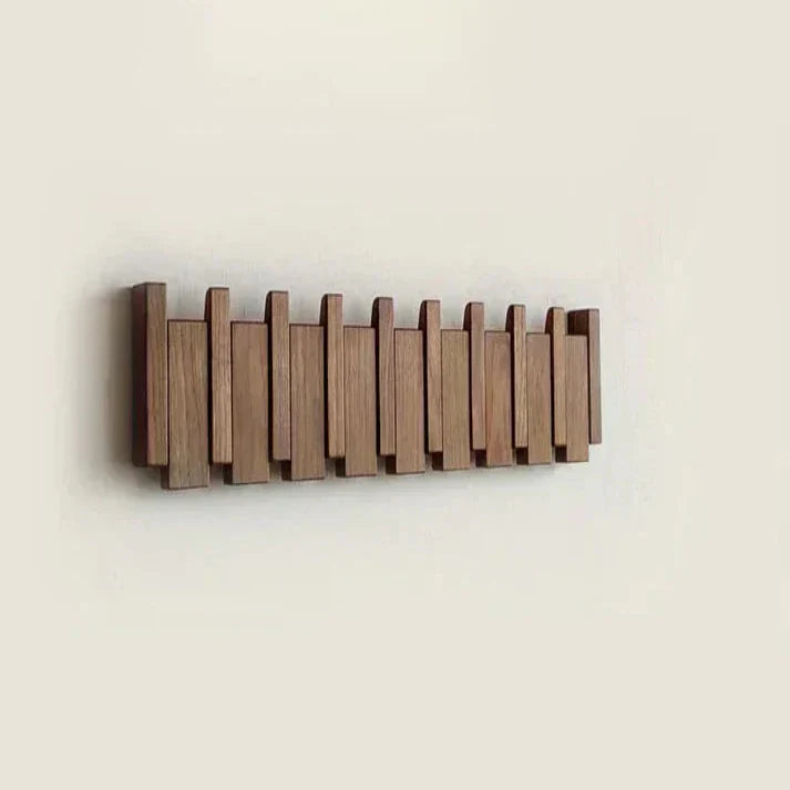 Arvesso Wandgarderobe – Houten Design met Piano-geïnspireerde Haken