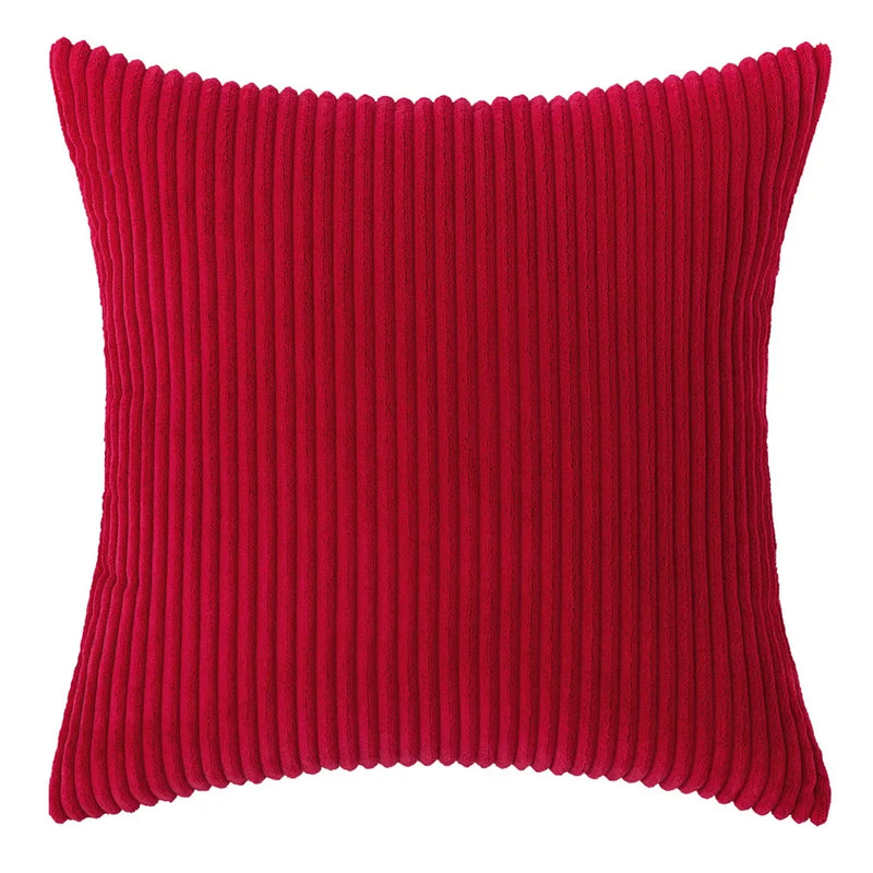 Varevyn Sierkussenhoes – Gestreept Corduroy met Zachte Textuur