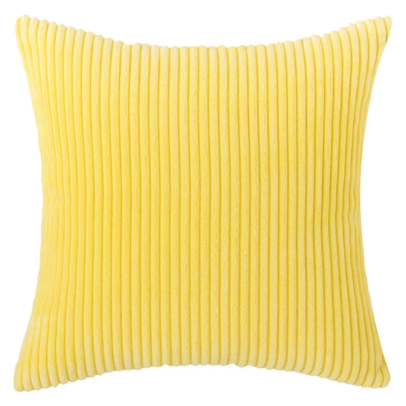 Varevyn Sierkussenhoes – Gestreept Corduroy met Zachte Textuur